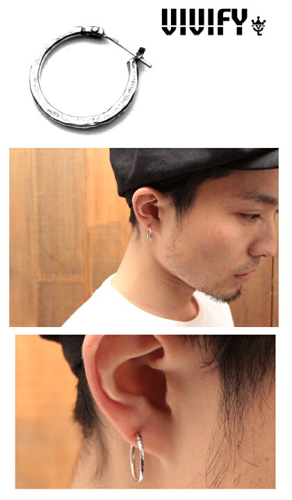 楽天市場】VIVIFY(ヴィヴィファイ)(ビビファイ)Hammered Hoop Pierce 