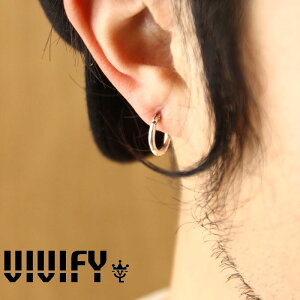 VIVIFY(ヴィヴィファイ)Hoop Pierce (S) w/gold【オーダーメイド受注生産】【キャンセル不可】【VIVIFY フープピアス】【シルバー ゴールド】【VFP-107】