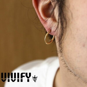 VIVIFY(���B���B�t�@�C�jk18Gold Hoop Pierce�y�I�[�_�[���C�h�󒍐��Y�z�y�L�����Z���s�z�yVIVIFY �t�[�v�s�A�X�z�y�V���o�[ �S�[���h�z�y�����Y ���f�B�[�X�z�yVFP-109�z
