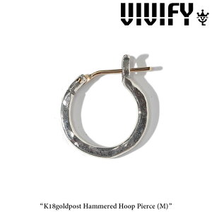 VIVIFY(���B���B�t�@�C)(�r�r�t�@�C) K18goldpost Hammered Hoop Pierce�iM�j�y�I�[�_�[���C�h�󒍐��Y�z�y�L�����Z���s�z�yVIVIFY �s�A�X�z�yVFP-180�z�y�S�[���h�z