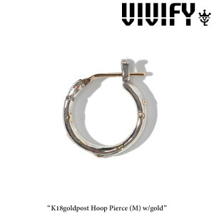 VIVIFY(���B���B�t�@�C)(�r�r�t�@�C) K18goldpost Hoop Pierce�iM�jw/gold�y�I�[�_�[���C�h�󒍐��Y�z�y�L�����Z���s�z�yVIVIFY �t�[�v�s�A�X�z�yVFP-181�z�y�V���o�[ �S�[���h�z