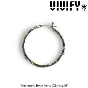 VIVIFY(���B���B�t�@�C)(�r�r�t�@�C) Hammered Hoop Pierce�iXL�jw/gold�y�I�[�_�[���C�h�󒍐��Y�z�y�L�����Z���s�z�yVIVIFY �t�[�v�s�A�X�z�yVFP-186�z�y�V���o�[ �S�[���h�z