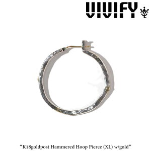 VIVIFY(���B���B�t�@�C)(�r�r�t�@�C) K18goldpost HammeredHoop Pierce�iXL�jw/gold�y�I�[�_�[���C�h�󒍐��Y�z�y�L�����Z���s�z�y���������z�yVIVIFY �s�A�X�z�yVFP-190�z�y�S�[���h�z