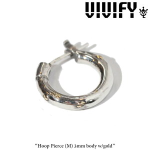 VIVIFY(���B���B�t�@�C)(�r�r�t�@�C) Hoop Pierce�iM�j3mm body w/gold�y�I�[�_�[���C�h�󒍐��Y�z�y�L�����Z���s�z�yVIVIFY �s�A�X�z�yVFP-194�z