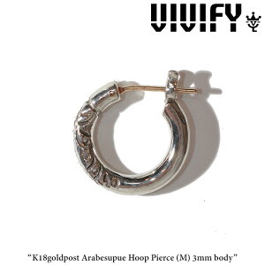 VIVIFY(BBt@C)(rrt@C) K18goldpost ArabesupueHoop PierceiMj3mm bodyyI[_[Ch󒍐YzyLZszyVIVIFY sAXzyVFP-205z