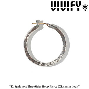 VIVIFY(BBt@C)(rrt@C) K18goldpost ThreeSidesHoop PierceiXLj3mm bodyyI[_[Ch󒍐YzyLZszyI[_[Ch sAXzyVFP-217z