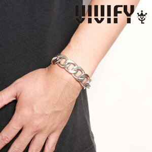 VIVIFY(���B���B�t�@�C)(�r�r�t�@�C)Seamless Huge Cavalry Chain Bracelet w/gold�yVIVIFY �u���X���b�g�z�yVFB-202�z�y�I�[�_�[���C�h �n���h���C�h �󒍐��Y�z�y�L�����Z���s�z
