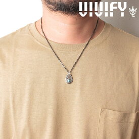 VIVIFY(ヴィヴィファイ)(ビビファイ)Plane TeardropPlate PendantHead/ Old Native Style Stone【オーダーメイド 受注生産】【キャンセル不可】【VIVIFY ペンダントヘッド】【VFN-276】