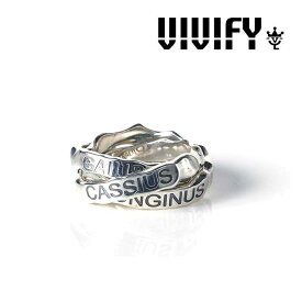 VIVIFY x RADIO EVAEVANGELION Crashed Concrete Triple Ring(Silver) 【エヴァンゲリオン 公式アクセサリー evangelion】【受注生産 オーダーメイド】【VRE- A110a】【キャンセル不可】【vivify リング】