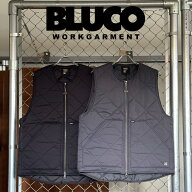 BLUCO (ブルコ)ナイロンリップ キルティングベスト【ベスト】【165-35-020】【2026 FALL COLLECTION 新作】