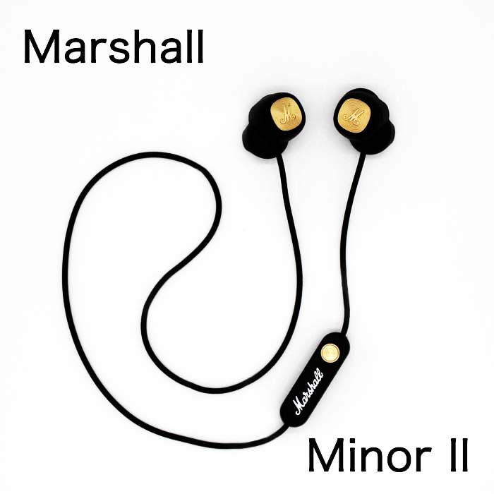 1年保証 Marshall 40％OFFの激安セール Minor II Bluetooth イヤホン ブランド品 マーシャル