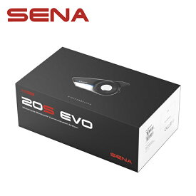 Sena 20S EVO シングル オートバイ用 Bluetooth 4.1 通信システム 先進的インターコム HDオーディオ ヘッドセット シャークフィンアンテナ single