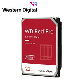 WESTERN DIGITAL WD221KFGX ウェスタン デジタル 内蔵HDD 22TB SATA接続 WD Red Pro (NAS) ハードディスク