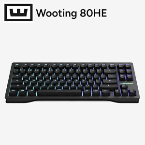 Wooting 80HE �Q�[�~���O�L�[�{�[�h Linear60 v2 �p��z�� US-ANSI ���s�b�h�g���K�[ ���b�s�[�X�i�b�s�[