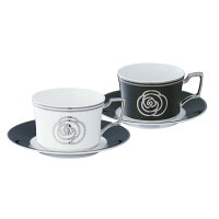 ノリタケ エイダン ティー・コーヒー碗皿ペアセット