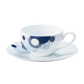 【Noritake（ノリタケ）】　FRANK LLOYD WRIGHT DESIGN TABLEWARE IMPERIAL　BLUE （フランク・ロイド・ライト インペリアルブルー） 　ティー・コーヒー碗皿