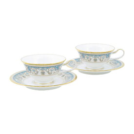 【Noritake（ノリタケ）】（アルマンド）　ティー・コーヒー碗皿ペアセット