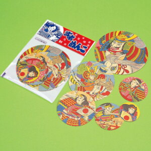 【代引不可】 武者めんこ (丸) 【ご注文単位50個】  1834-06