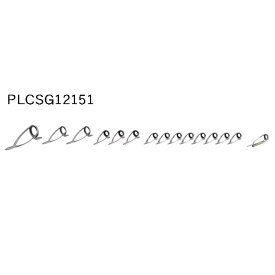 PLCSG12151 ガイドセット トップガイド付き Pカラー ステンレスSiC SIC 石鯛セット 富士工業 Fuji工業 フジ ステンレスフレーム SiCリング 石鯛 底物 イシダイ ハタ クエ