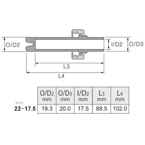 LBA22-17.5 tF[pCvV[g TCY22-17.5 a17.5mm DPS-LBSD xmH Fuji tW XsjOp [V[g Obv ނ bhrfBO