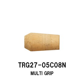 TRG27-05C08N マルチグリップ コルクグリップ 全長50mm 外径27.0mm 内径8.0mm フロントグリップ リアグリップ パイプシート ジャストエース JUSTACE ファイブコア コルク Cork リールシート グリップ 釣り ロッドビルディング フィッシング