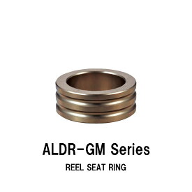 ALDR-GM Series リールシートリング 内径15.0mm〜18.0mm 外径21.2mm〜23.9mm 厚み8.0mm〜10.0mm ガンメタ アルミ製 アルマイト加工 SD16・17・18タイプリールシート用 ジャストエース JUSTACE ファイブコア ロッドビルディング ロッドパーツ メタルパーツ 釣り
