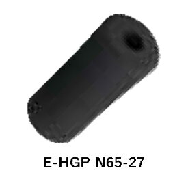 E-HGP N65-27 フォーグリップ用 EVAグリップ VSSKN16 IPSKN16 ACSKN16用 全長65mm 内径16.5mm 外径30.0mm フォアグリップ Black ブラック グリップ パイプシート リールシート Fuji 富士工業 フジ ロッドビルディング 釣り フィッシング ロッドパーツ