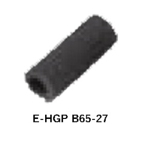E-HGP B65-27 フォーグリップ用 EVAグリップ VSSKN16 IPSKN16 ACSKN16用 全長65mm 内径16.5mm 外径27.0mm フォアグリップ Black ブラック グリップ パイプシート リールシート Fuji 富士工業 フジ ロッドビルディング 釣り フィッシング ロッドパーツ