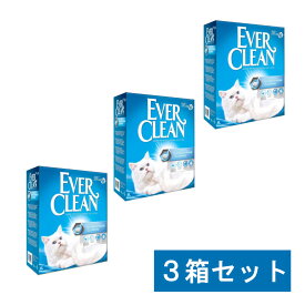エバークリーン 無香タイプ 6L×3箱セット［4959283036144／ネコ砂／猫砂／ベントナイト／香り／消臭］