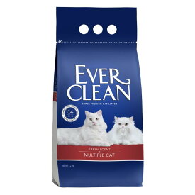 エバークリーン・多頭飼い用猫砂（芳香タイプ） 4.2kg［5060412219556／猫砂／ネコ砂／ベントナイト／香り／消臭］