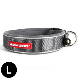 EZYDOG ネオカラー L グレイ［首輪／カラー／イージードッグ／グレー／ウェットスーツ／おしゃれ／オシャレ／散歩／ペット／犬／オーストラリア／大型犬／中型犬／キャンプ／アウトドア］