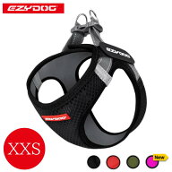 EZYDOG メッシュフィットハーネス XXS［胴輪／イージードッグ／おしゃれ／オシャレ／散歩／ペット／犬／…