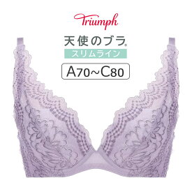 【15％OFF】トリンプ 天使のブラ スリムライン TR552シリーズ ブラジャー単品 A・B・Cカップ/アンダー65・70・75・80cm TR552WHU