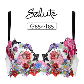 【30％OFF】ワコール サルート 60G ブラジャー単品 P-upタイプ GHIカップ アンダー65/70/75/80/85cm BTJ460