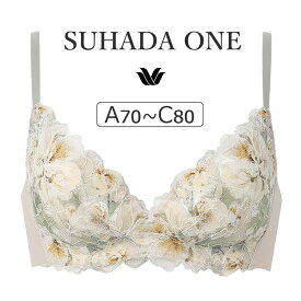 【25％OFF】ワコール SUHADA ONE BXB411シリーズ ノンワイヤーブラ ABCカップ アンダー 65/70/75/80cm BXB411