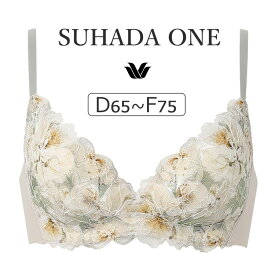 【25％OFF】ワコール SUHADA ONE BXB411シリーズ ノンワイヤーブラ DEFカップ アンダー 65/70/75/80cm BXB411