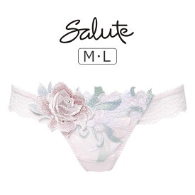 【20％OFF】ワコール サルート 22G Tバックショーツ M/L PTJ422