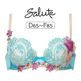 【20％OFF】ワコール サルート 13G ブラジャー単品 P-upタイプ DEFカップ アンダー65/70/75/80/85cm BTJ413
