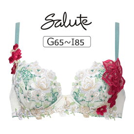 【20％OFF】ワコール サルート 16G ブラジャー単品 P-upタイプ GHIカップ アンダー65/70/75/80/85cm BTJ416