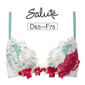 【20％OFF】ワコール サルート 16G ブラジャー単品 フロントエックス DEFカップ アンダー65/70/75cm BTJ716