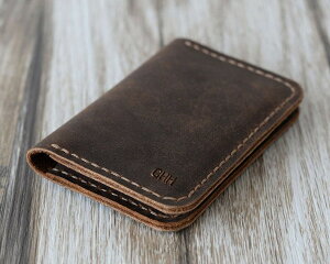 ���h���� �{�v �f�B�X�g���X���U�[�g�p ����@full grain distressed Leather ���U�[ �J�[�h�P�[�X