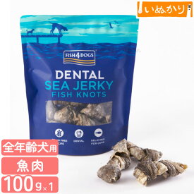 フィッシュ4ドッグ シージャーキー ボーン 100g 犬用 魚肉 ドッグフード トリーツ おやつ ジャーキー タラ 白身魚 デンタルケア 顎が強い 噛み応え 骨型