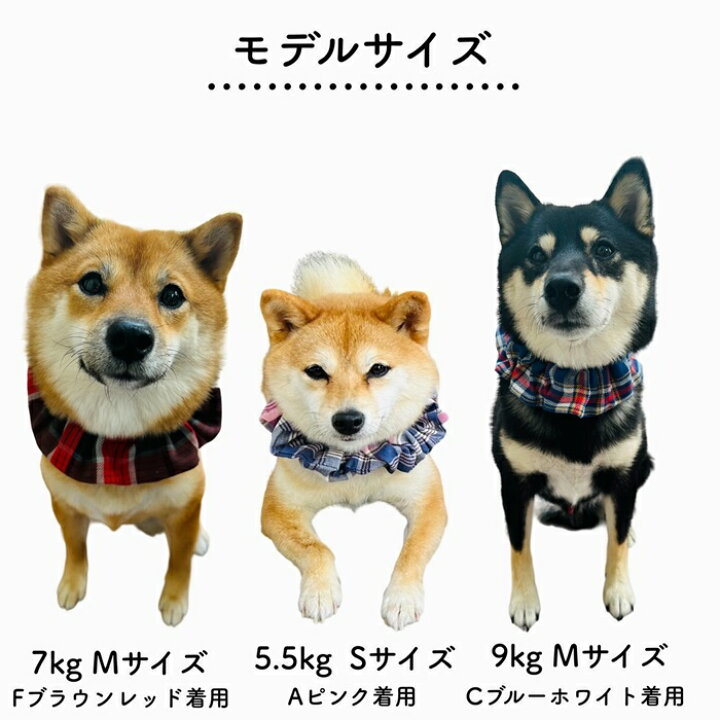 楽天市場】【犬シュシュ 播州織 チェック柄】 日本製 犬用 猫用 首輪  