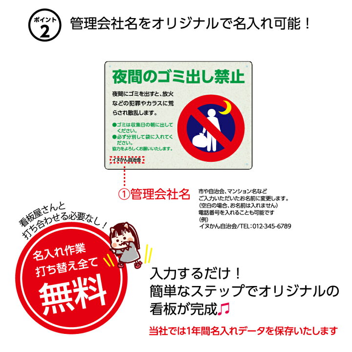 Sale Off ゴミだし マナー ステッカー H26 W35cm ゴミ ごみ置き場 収集日 ルール S 29st Champagnelefevre Fr