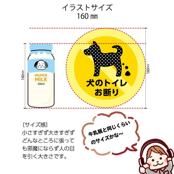 300円 小物などお買い得な福袋 マナーステッカー 犬のフン 放置厳禁 Os 405