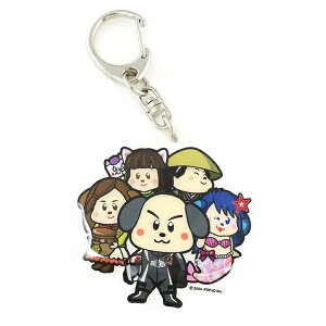 アクリル キーホルダー キャラクター イヌメンZ 犬 犬耳 ポップコレクション ポプコレ キャラクターグッズ イラスト 樹脂 ぷっくり マスコット チャーム ストラップ バイク かわいい 可愛い