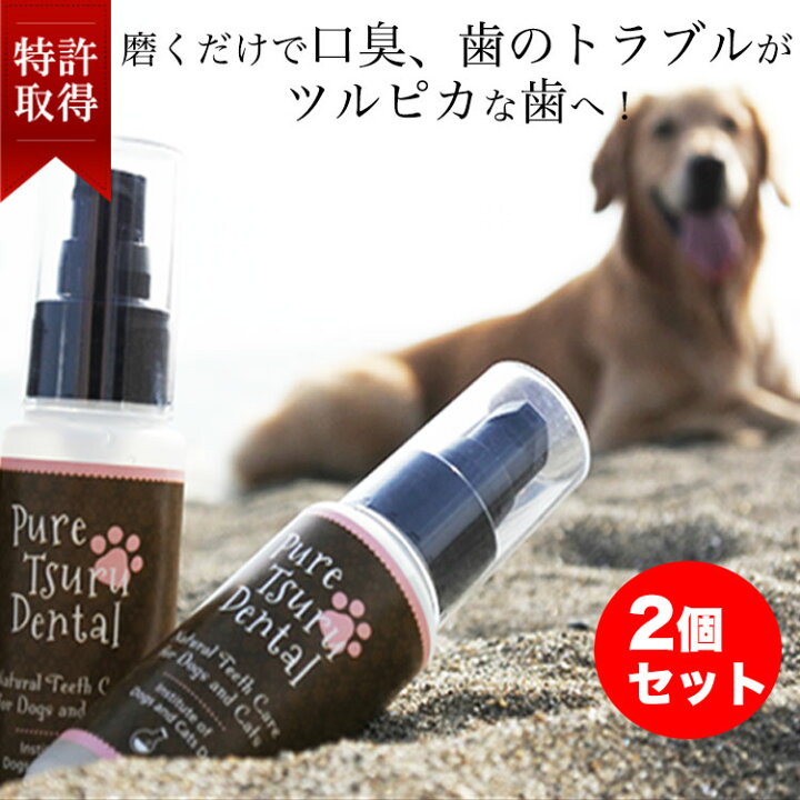 楽天市場 犬 デンタルケア わんこの 犬 歯石除去 歯垢 犬 歯石取り 猫 歯石取り 犬 口臭 犬 歯磨き粉 歯磨きジェル 猫 無添加 口臭予防 安心 安全な100 天然由来 歯磨きジェル ピュアツルデンタル2個セット 60m 犬猫博士の研究所