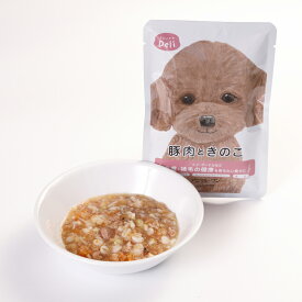 ちょいのせDeli 豚肉ときのこ　60g入り | ドッグフード キャットフード 国産 おかず おやつ 無添加 犬のおかず 猫のおかず ペットフード ドックフード ペット用品 ペットグッズ ペットおやつ エブリワン エブリ・ワン