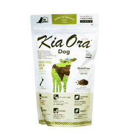 KiaOra キアオラ グラスフェッドビーフ&レバー 400g ニュージーランド 犬 フード ビーフ レバー ドッグフード