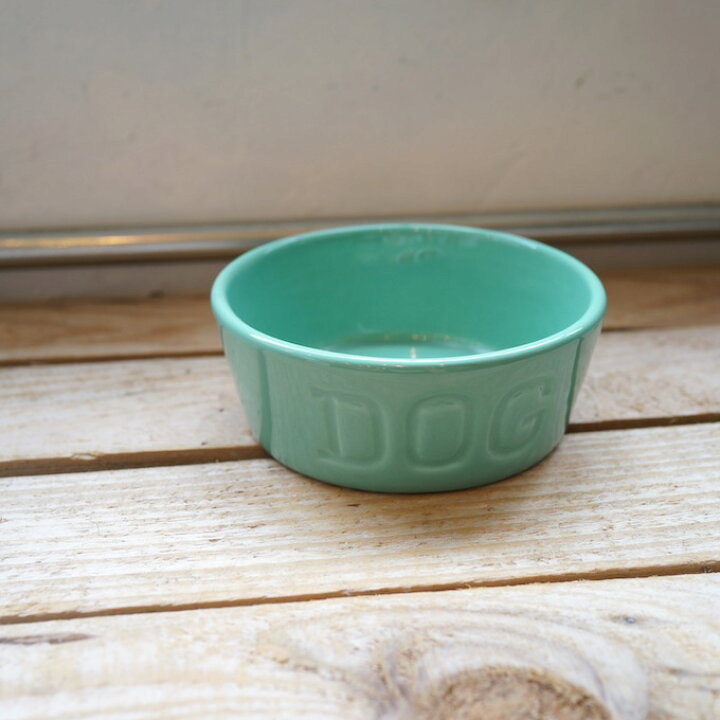 楽天市場】BAUER POTTERY バウアーポッタリー DOG BOWL S ターコイズ 